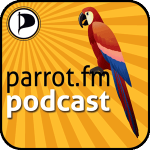 Logo vom Parrot.fm Podcasts