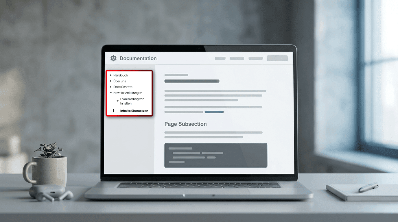 Vertical Sidebar Navigation